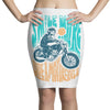 smile more, ride a motorcycle Pencil Skirts