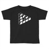 sheldon dreieck big bang theory triforce illusion 3d nerd fun usa Toddler T-shirt