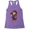 evil cartoon Racerback Tank