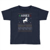 aries  christmas ugly sweater Toddler T-shirt