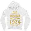 queens are born in 1974 Zipper Hoodie