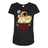 chicken permission Maternity Scoop Neck T-shirt