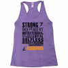 Strong Independent Motivated Aquarius Racerback Tank