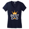 The Best Dad Women's V-Neck T-Shirt