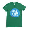 free fun fridays Ladies Fitted T-Shirt