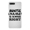 personalised auntie iPhone 7 Plus Case