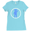 blue cid wave lock Ladies Fitted T-Shirt