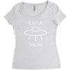 earth suck Women's Triblend Scoop T-shirt
