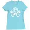 piston happy face Ladies Fitted T-Shirt