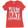 Just One More Rat I Promise Ladies Fitted T-Shirt