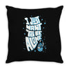 lonely astronaut Throw Pillow