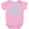 dont judge my english setter Baby Onesie
