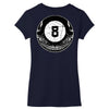 8ball skull Women's V-Neck T-Shirt