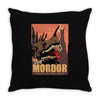 visit mordor Throw Pillow