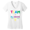 team 2nd grade Women's V-Neck T-Shirt