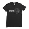 save the manual transmissions (stick shift) Ladies Fitted T-Shirt