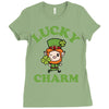 lucky charm 2 Ladies Fitted T-Shirt