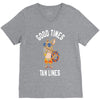 good times tan lines V-Neck Tee