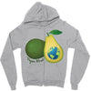 vegan world Zipper Hoodie