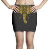 tribal print elephant geometric gold animals cool Mini Skirts
