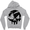 sea of theives skull Black Logo Zipper Hoodie
