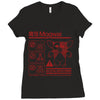 mogwai warning Ladies Fitted T-Shirt