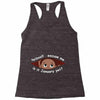 January Peeking Out Baby Boy Racerback Tank