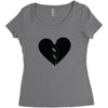 Xxxtentacion Heart Women's Triblend Scoop T-shirt