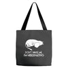 retro hippo cartoon anime classic Tote Bags