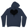 dripping heart melting heart Unisex Hoodie