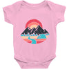 camp river Baby Onesie