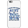 i have two tıtles aunt and dogmom an i rock them both flowers iPhone 6/6s Case