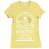 Golfer Cousin Ladies Fitted T-Shirt