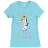 Unicorns are born in February Ladies Fitted T-Shirt