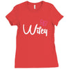 Wifey white Ladies Fitted T-Shirt