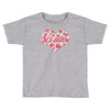 Jet'aime Flower Heart Toddler T-shirt