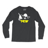 pew yoda wars funny Long Sleeve Shirts