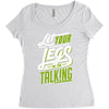 let your Women's Triblend Scoop T-shirt