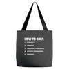 how to golf best trending Tote Bags