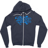 bargain paradise garage sign Zipper Hoodie