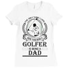 Golfer Dad Ladies Fitted T-Shirt