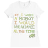 breakdance Ladies Fitted T-Shirt