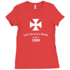 not really here tumblr gift present 1880 Ladies Fitted T-Shirt