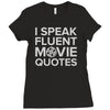 movie quotes Ladies Fitted T-Shirt