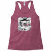 girl smoking a blunt Racerback Tank
