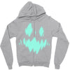 halloween face Zipper Hoodie