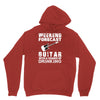 weekend forcast guitar with a chance of drinking Hoodie