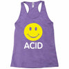 acid house smiley face 90's rave club hardcore party Racerback Tank