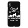 chill hungry wolf iPhoneX Case