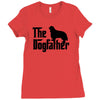 the dogfather cavalier king charles spaniel Ladies Fitted T-Shirt